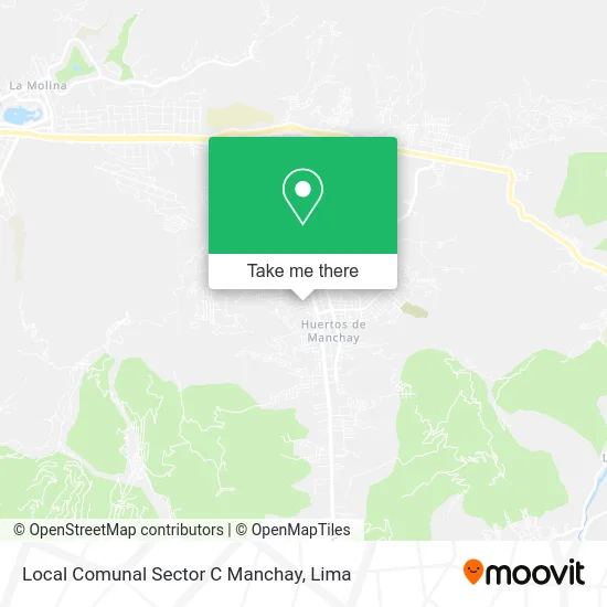 Local Comunal Sector C Manchay map