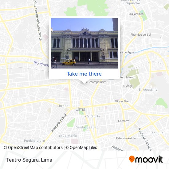 Teatro Segura map