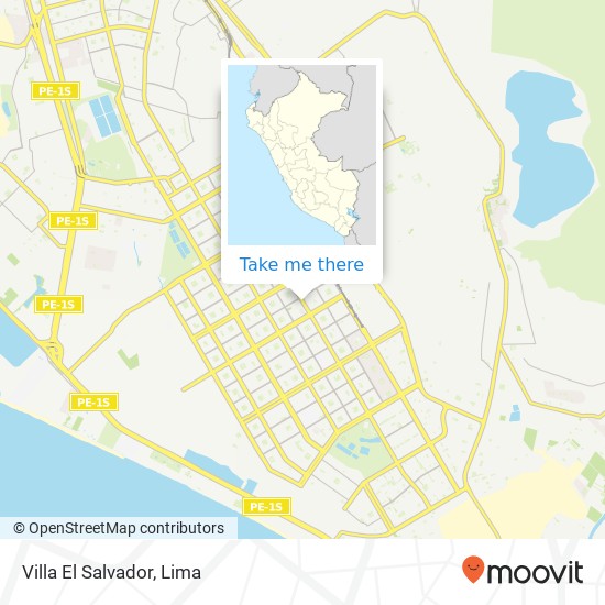 Villa El Salvador map