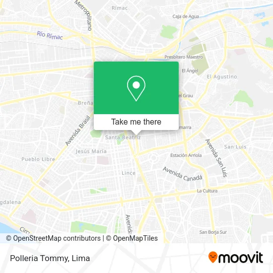 Mapa de Polleria Tommy