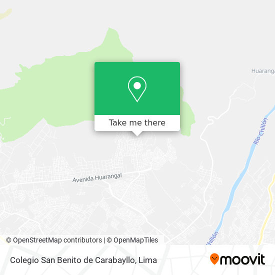 Mapa de Colegio San Benito de Carabayllo