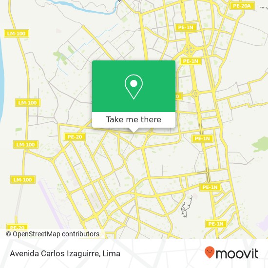 Avenida Carlos Izaguirre map