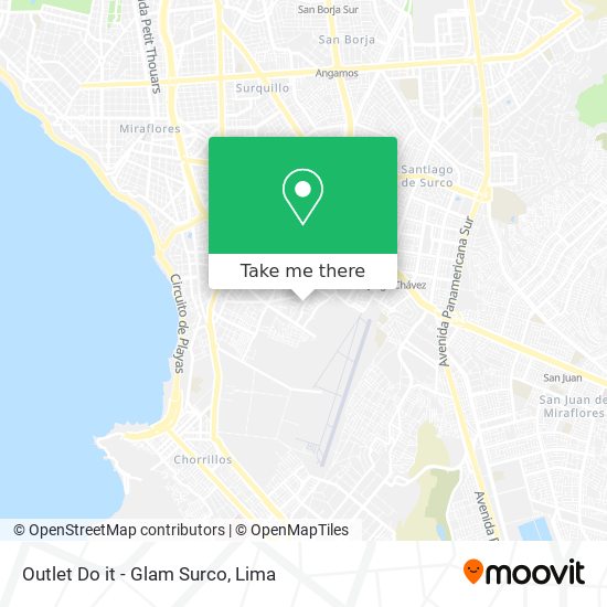 Mapa de Outlet Do it - Glam Surco