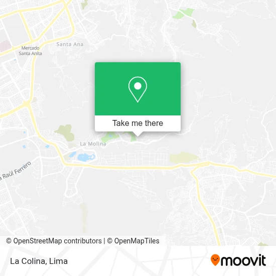 La Colina map