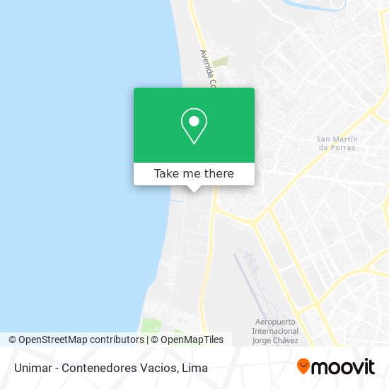 Unimar - Contenedores Vacios map