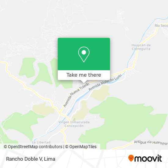 Rancho Doble V map