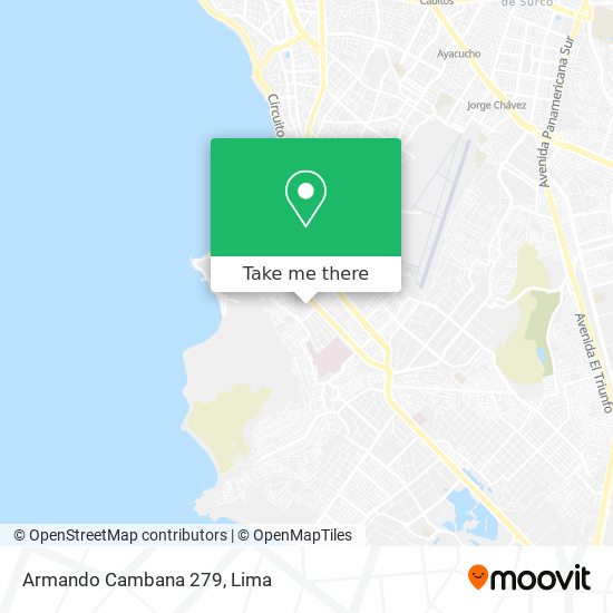 Armando Cambana 279 map
