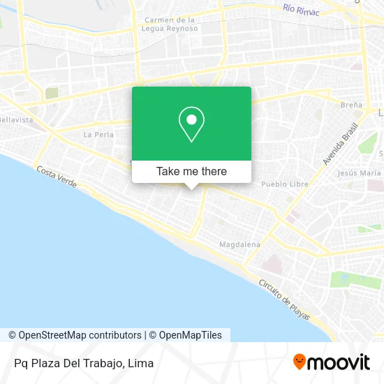 Mapa de Pq Plaza Del Trabajo