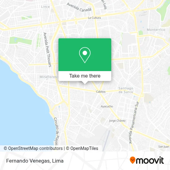 Fernando Venegas map