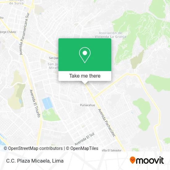 C.C. Plaza Micaela map