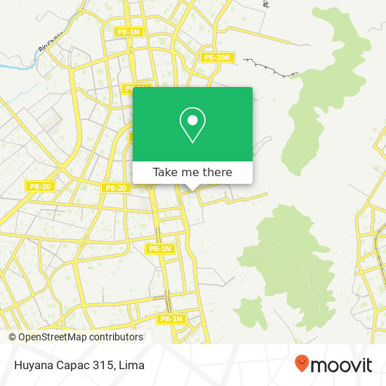 Mapa de Huyana Capac 315