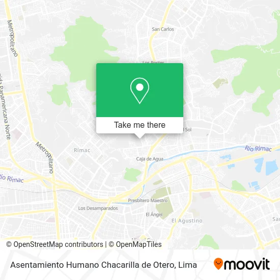 Asentamiento Humano Chacarilla de Otero map