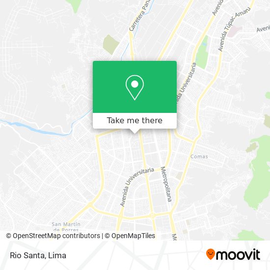 Rio Santa map
