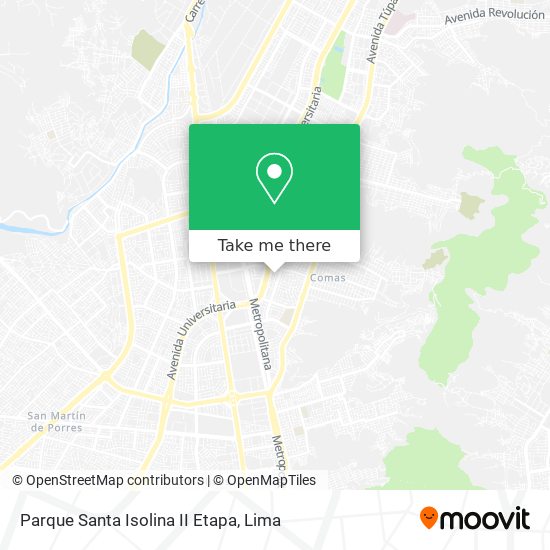 Parque Santa Isolina II Etapa map