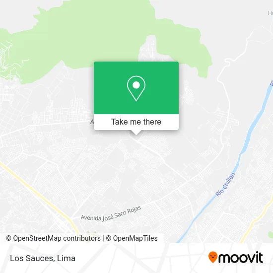 Los Sauces map