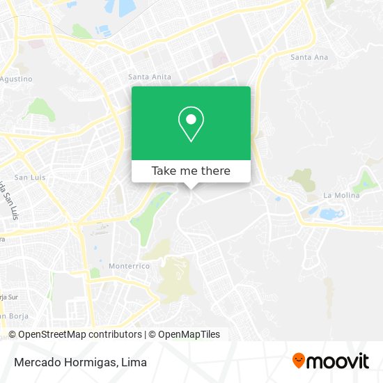 Mercado Hormigas map