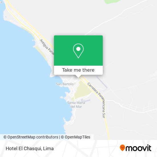 Hotel El Chasqui map