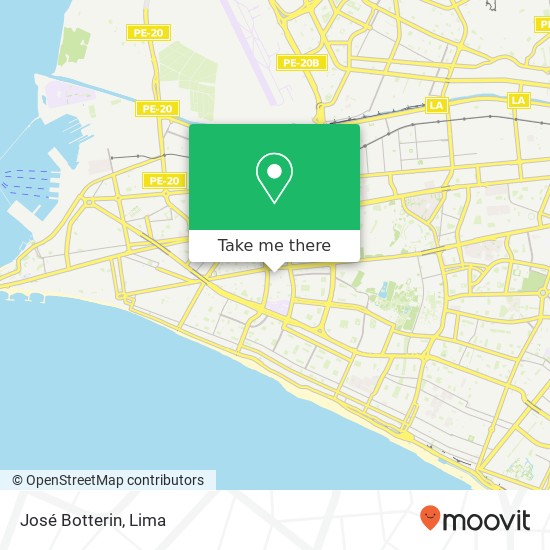 José Botterin map