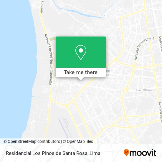 Residencial Los Pinos de Santa Rosa map