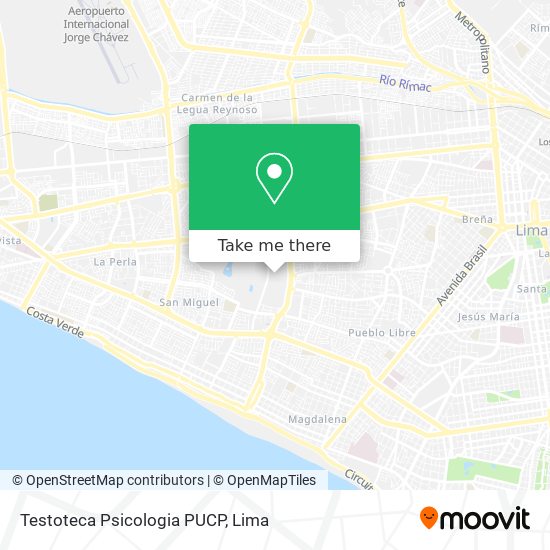 Testoteca Psicologia PUCP map