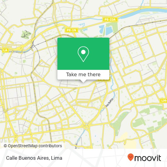 Calle Buenos Aires map