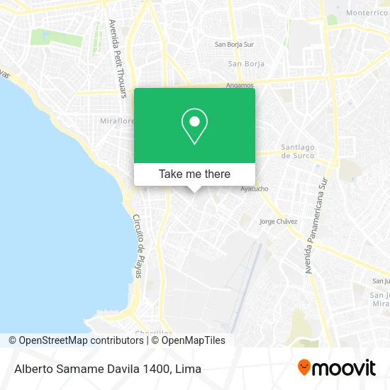 Mapa de Alberto Samame Davila 1400