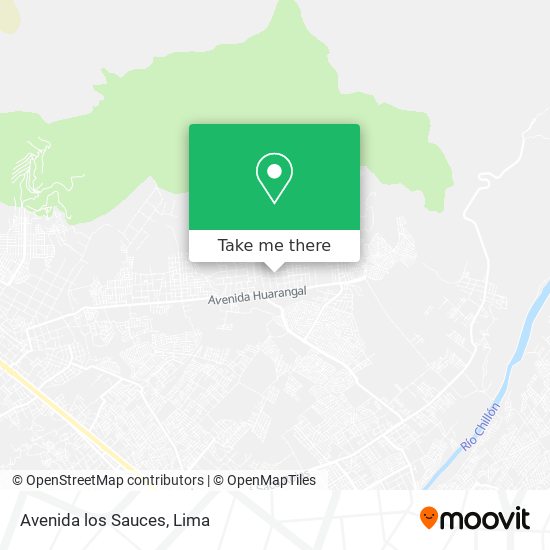 Mapa de Avenida los Sauces