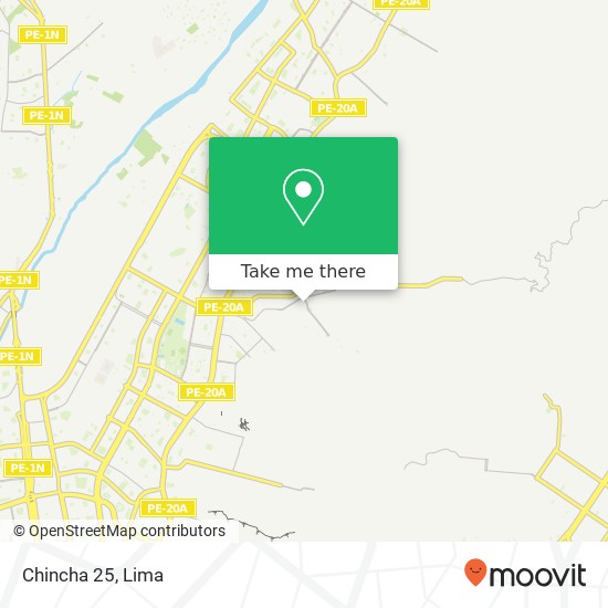 Chincha 25 map