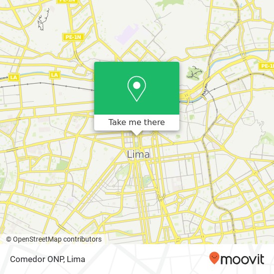 Comedor ONP map
