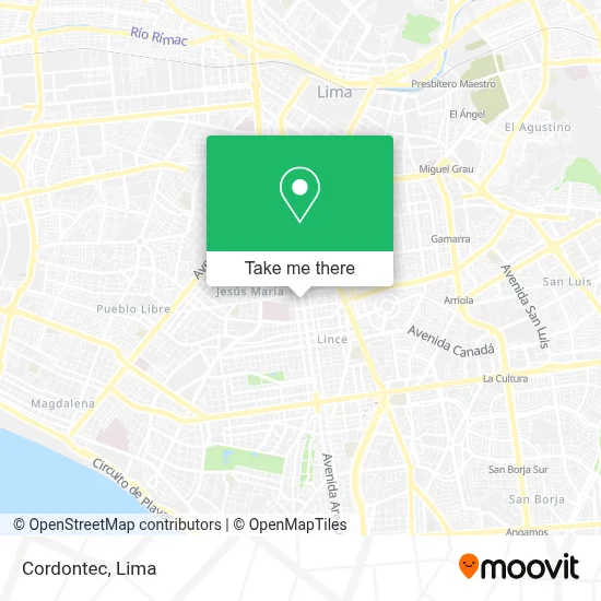 Cordontec map