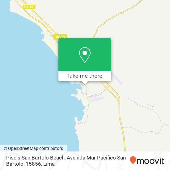 Piscis San Bartolo Beach, Avenida Mar Pacifico San Bartolo, 15856 map