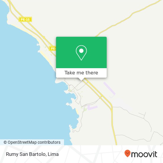 Rumy San Bartolo map