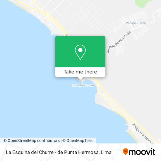 La Esquina del Churre - de Punta Hermosa map