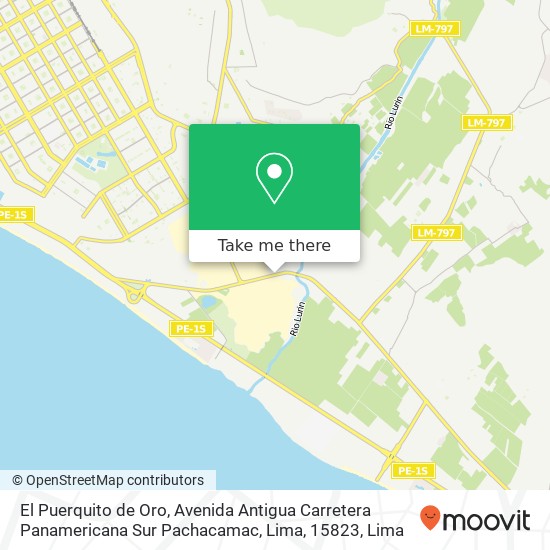 El Puerquito de Oro, Avenida Antigua Carretera Panamericana Sur Pachacamac, Lima, 15823 map