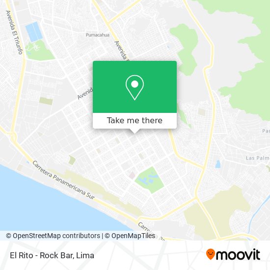 El Rito - Rock Bar map