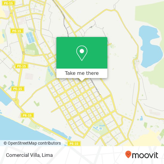 Comercial Villa map