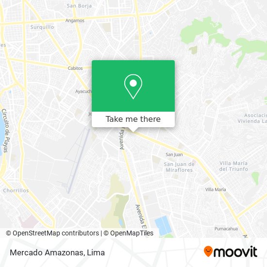 Mercado Amazonas map