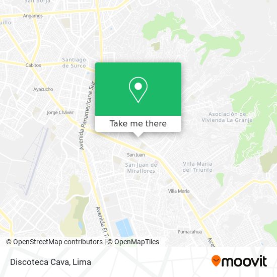 Discoteca Cava map