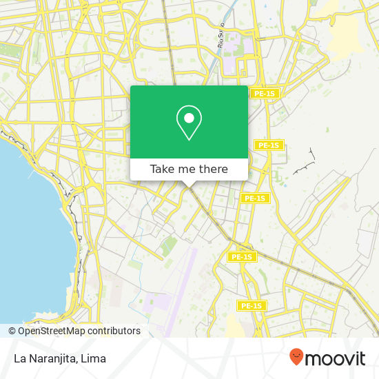La Naranjita, 3672 Avenida Santiago de Surco Santiago de Surco, Lima, 33 map