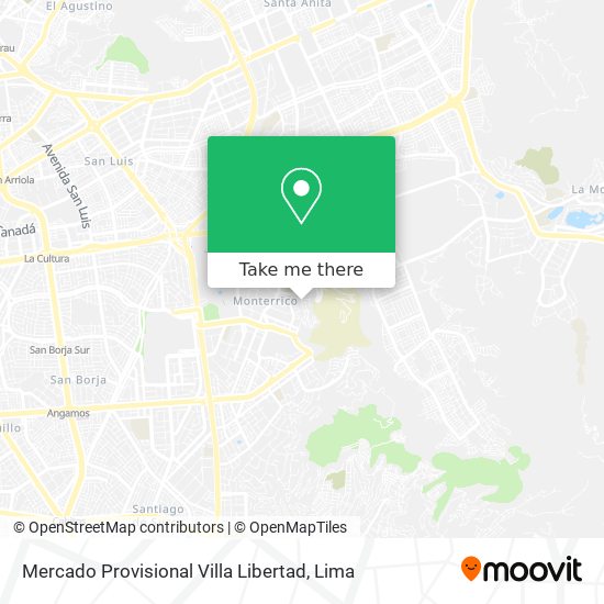 Mercado Provisional Villa Libertad map