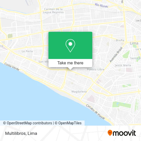 Mapa de Multilibros