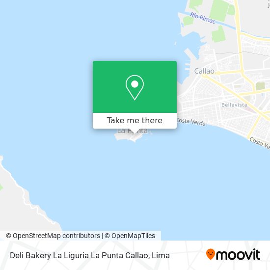 Deli Bakery La Liguria La Punta Callao map