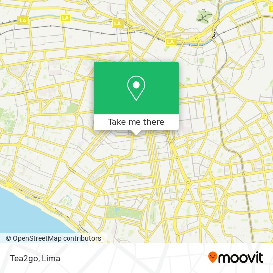 Tea2go map