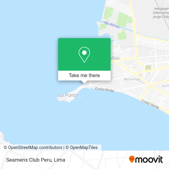 Seamens Club Peru map
