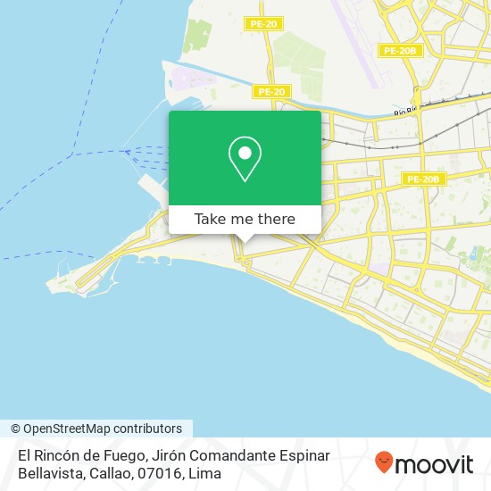 El Rincón de Fuego, Jirón Comandante Espinar Bellavista, Callao, 07016 map