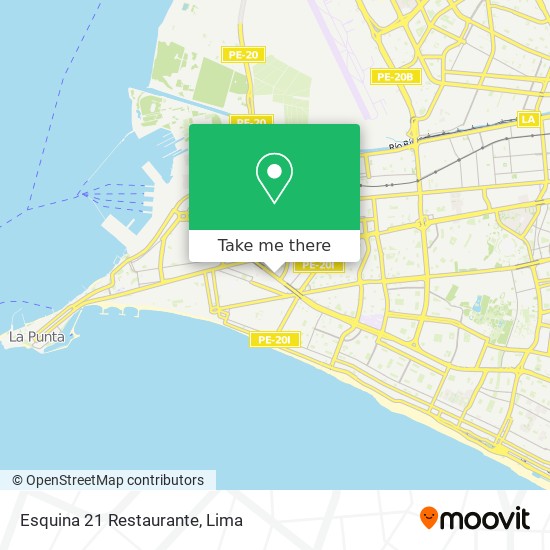 Esquina 21 Restaurante map