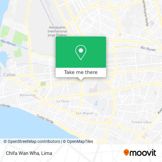 Chifa Wan Wha map