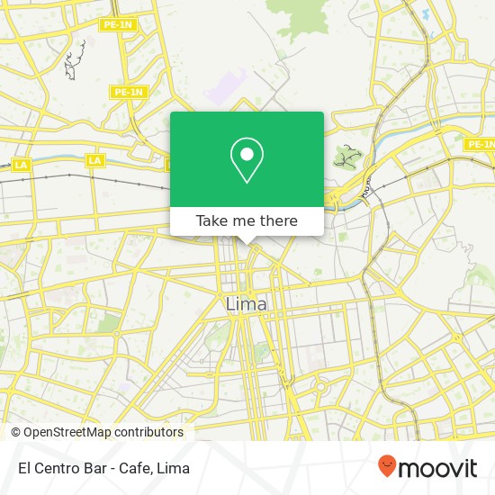 El Centro Bar - Cafe map