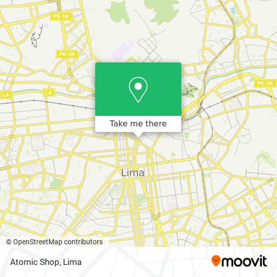 Mapa de Atomic Shop