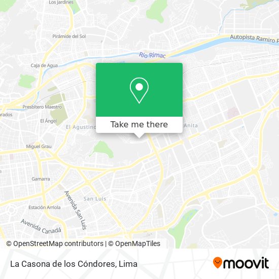 La Casona de los Cóndores map